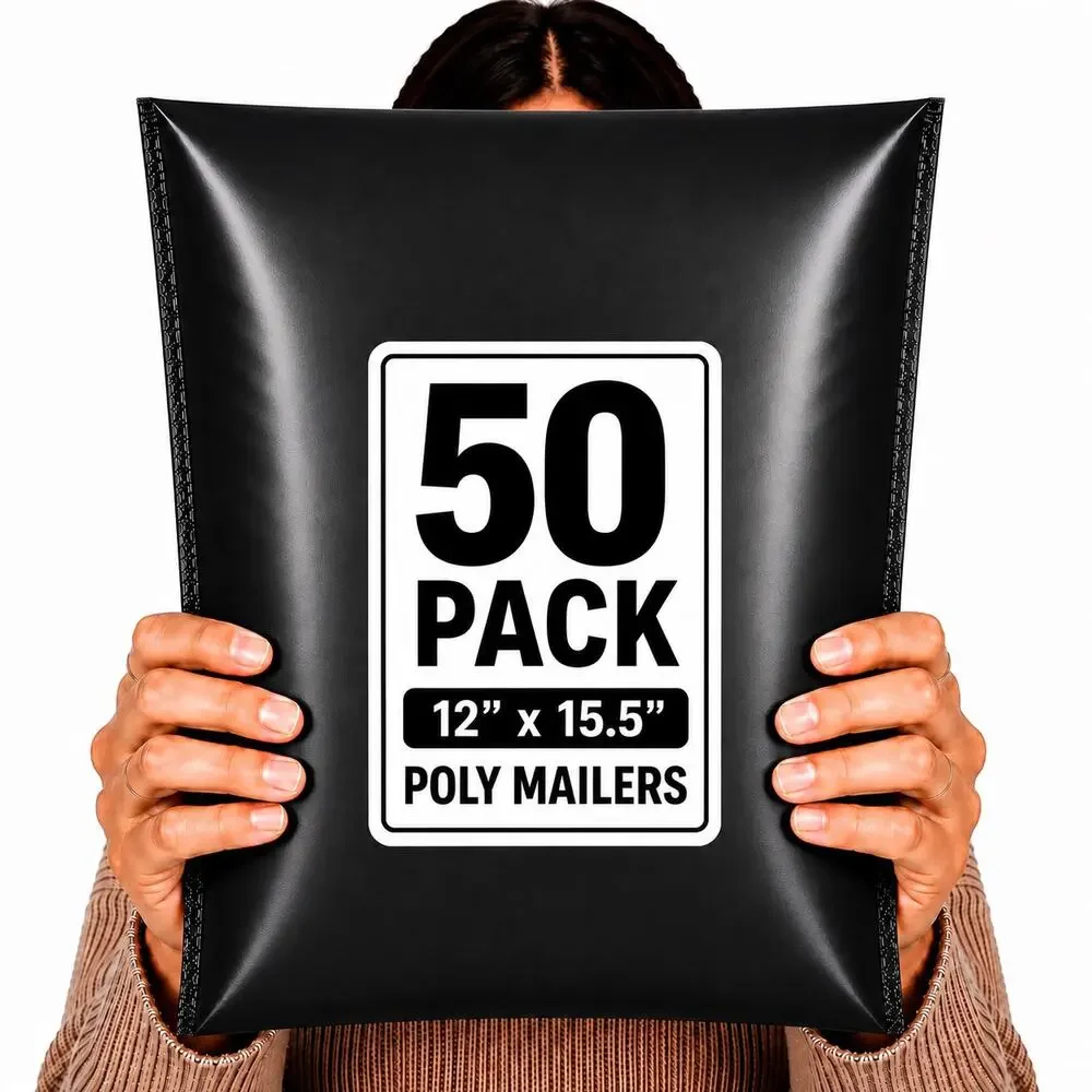 50 PACK POLYMAILER SHIPPING MAILERS BULK RESELLER STARTER BUSINESS KIT SUPPLIES